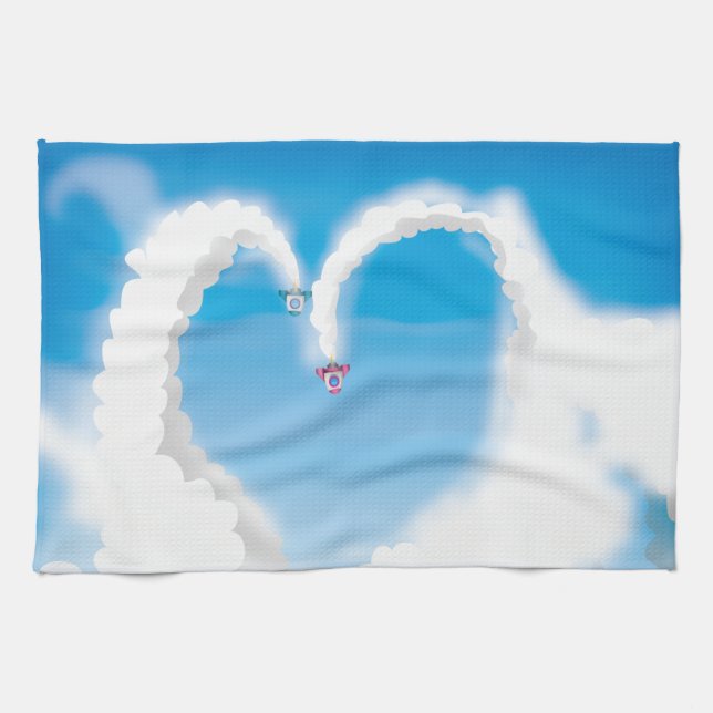 Rockets! Tea Towel (Horizontal)