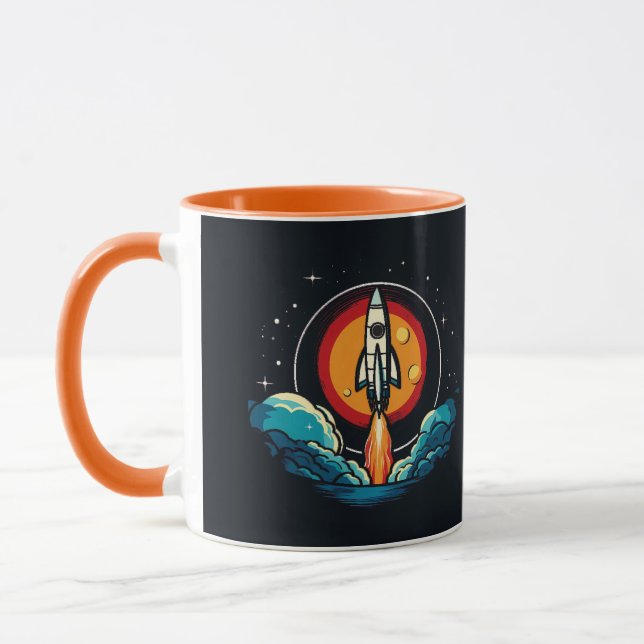 Rocketship Mug (Left)
