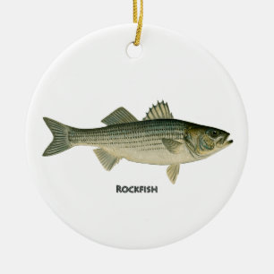 Rockfish Logo Ceramic Tree Decoration