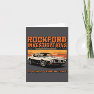 Rockford Detective Agency - Rockford Files  Card