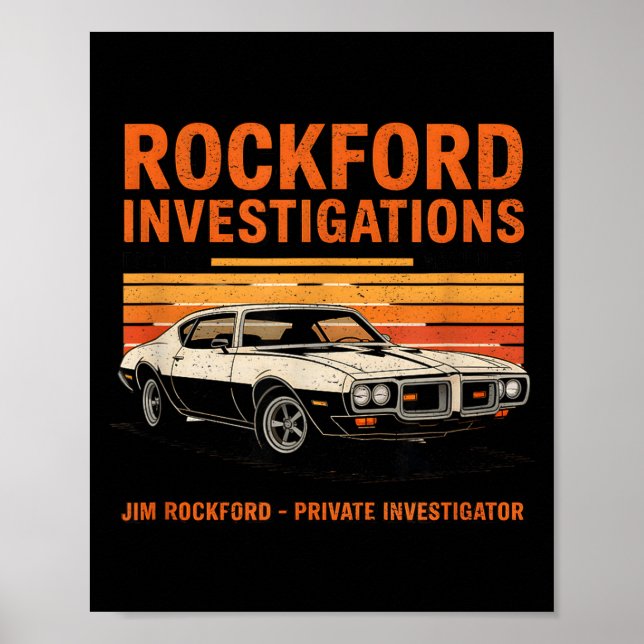 Rockford Detective Agency - Rockford Files  Poster (Front)