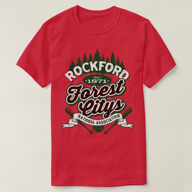 Rockford Forest Citys T-Shirt (Design Front)