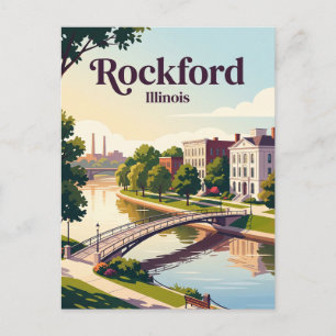 Rockford, Illinois Postcard