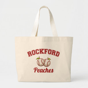 Rockford Peaches Large Tote Bag