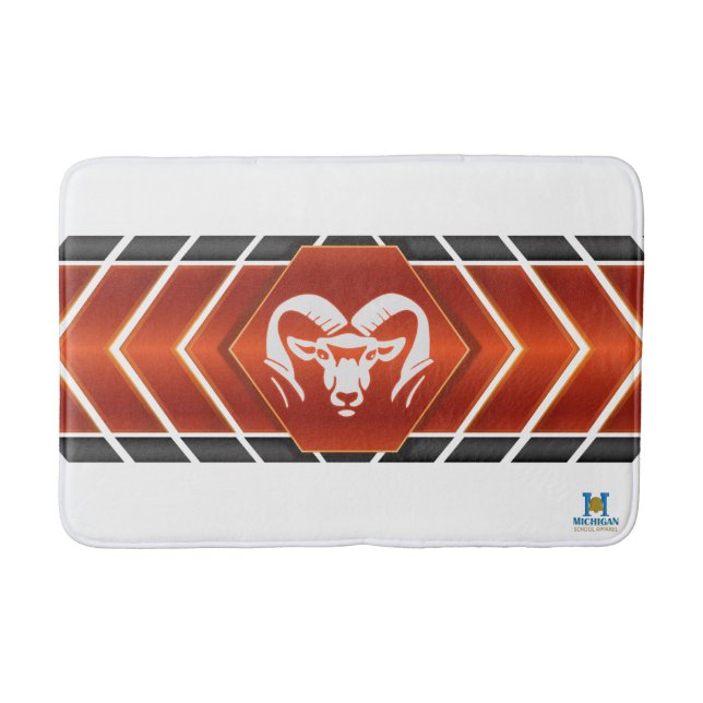 Rockford Rams #2 Bath Mat (Front)