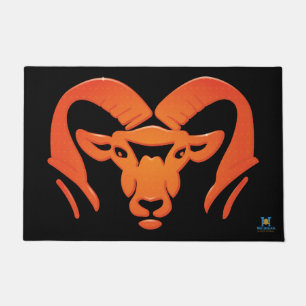 Rockford Rams #4 Doormat