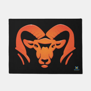 Rockford Rams #4 Doormat