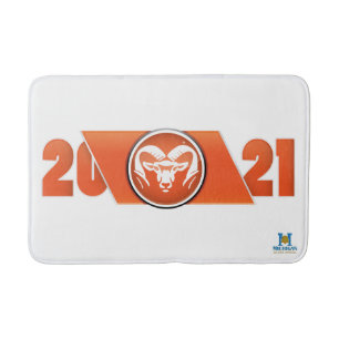 Rockford Rams #5 Bath Mat