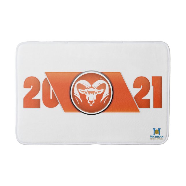 Rockford Rams #5 Bath Mat (Front)