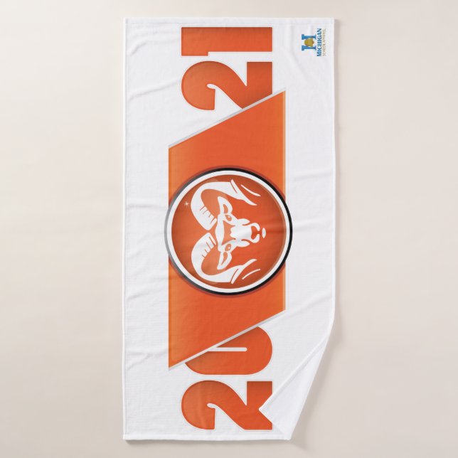 Rockford Rams #5 Bath Towel (Bath Towel)