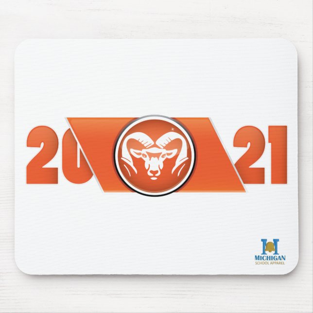 Rockford Rams #5 Mouse Mat (Front)