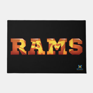 Rockford Rams Doormat