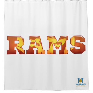 Rockford Rams Shower Curtain