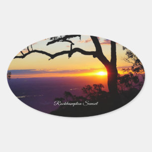 Rockhampton sunset oval sticker