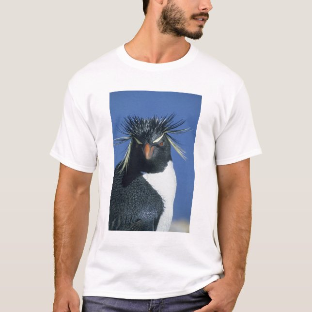 Rockhopper Penguin (Eudyptes chrysocome) T-Shirt (Front)