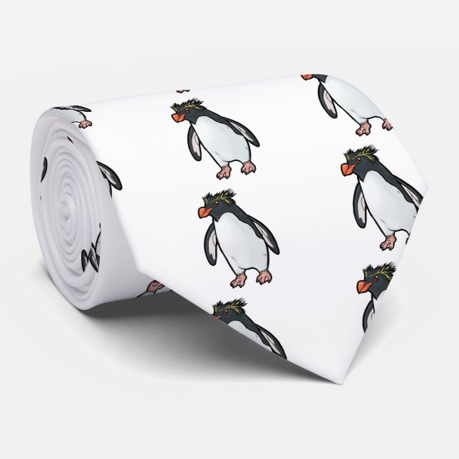 Rockhopper Penguin Tie (Rolled)