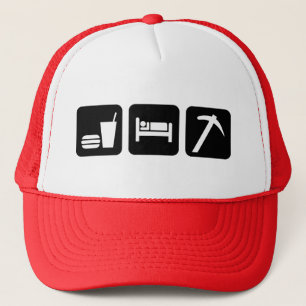 Rockhound Eat Sleep Go Rockhounding Trucker Hat