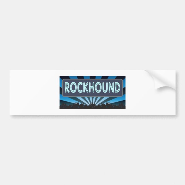 Rockhound Marquee Bumper Sticker (Front)