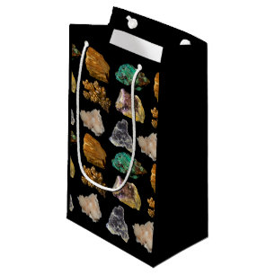 Rockhound Minerals Nature Photography Pattern Small Gift Bag