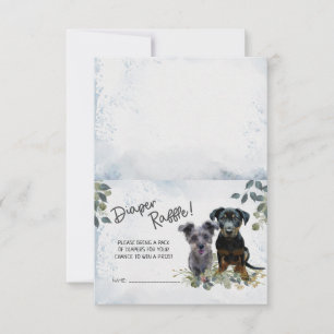 Rockie and Lyla's small diaper raffle double sided Card