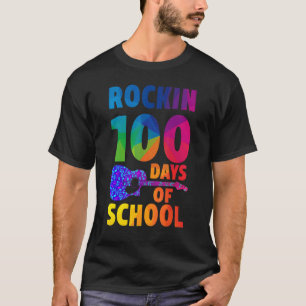 Rockin 100 Days Of School Music Teacher T-Shirt
