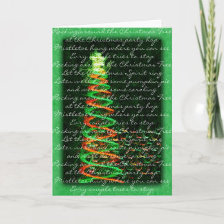 Rockin' Around the Christmas Tree Card