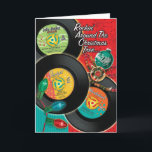 Rockin' Around The Christmas Tree Christmas Cards<br><div class="desc">Rockin' Around The Christmas Tree Christmas Cards. They will be filled with cheer when they open the mailbox to find this fun Retro Christmas Card! Remember your friends, family associates with our Retro Christmas Cards! Customise the greeting inside, add a photo or logo, and sign in your choice of font. The...</div>