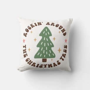 Rockin Around The Christmas Tree Cushion