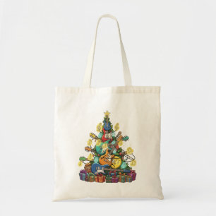 Rockin' Around The Christmas Tree - Electric Tote Bag