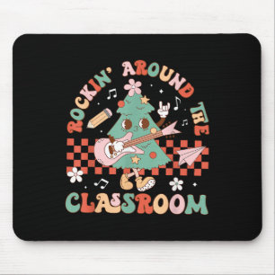 Rockin' Around The Clroom Teacher Student Christma Mouse Mat