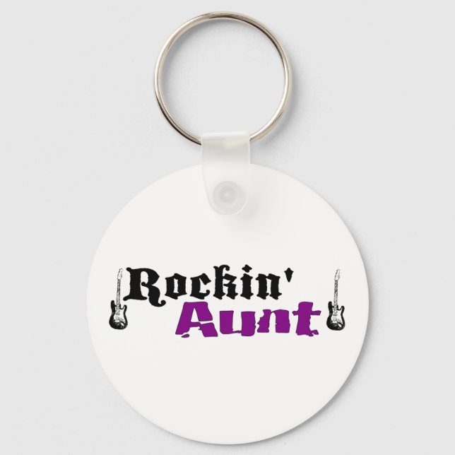 Rockin Aunt Key Ring (Front)