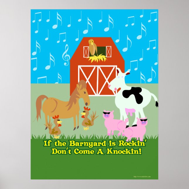 Rockin Barnyard Poster (Front)