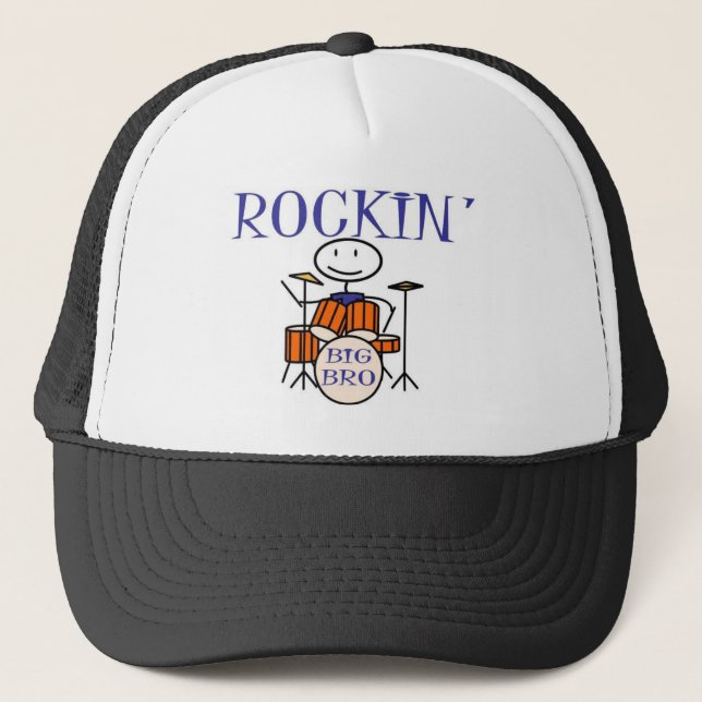 rockin big bro trucker hat (Front)