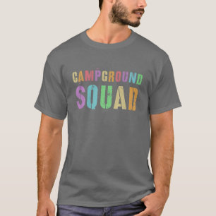 Rockin' CAMPGROUND SQUAD Summer Counsellor Teacher T-Shirt