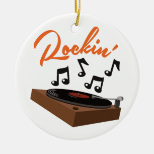 Rockin' Ceramic Tree Decoration