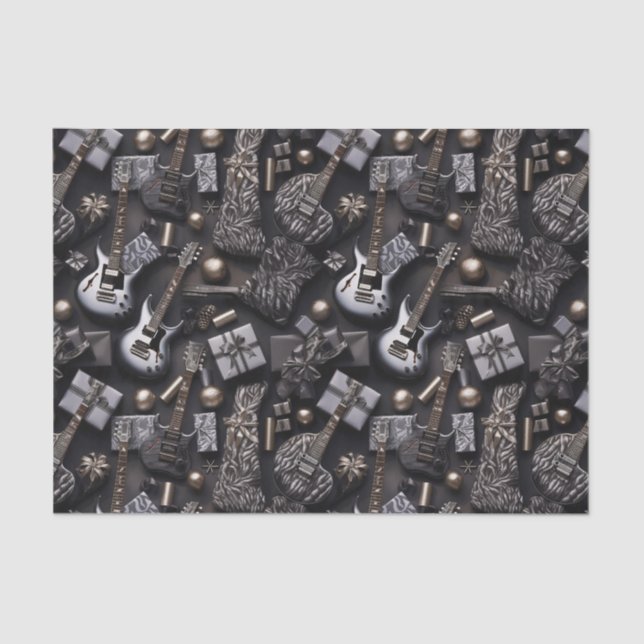 Rockin' Christmas  Tissue Paper (Front)