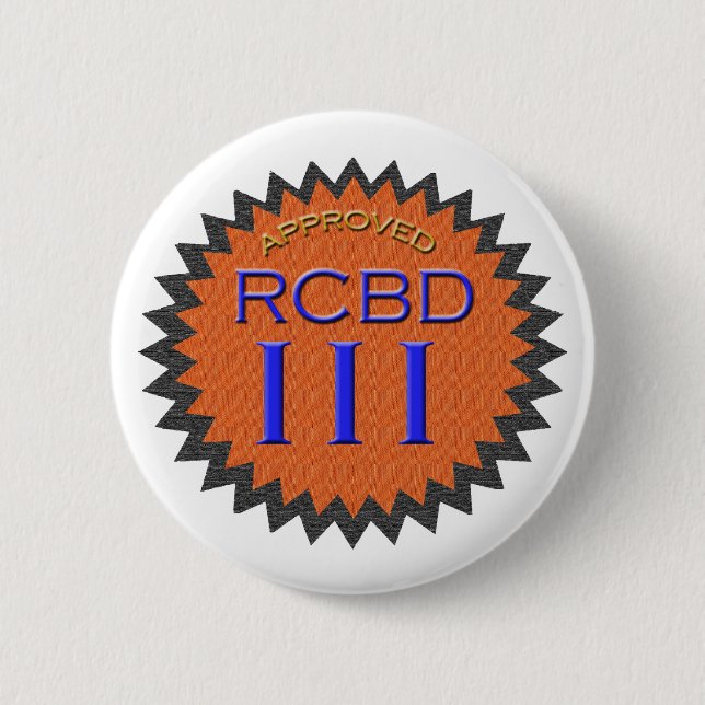 Rockin' Cool Badass Day Seal of Approval button (Front)