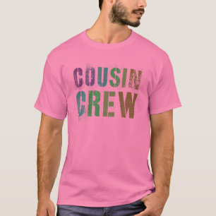 Rockin' COUSIN CREW Funny Pink Grammy Pawpaw Reedu T-Shirt