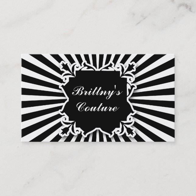 ROCKIN' COUTURE BUSINESS CARD (Front)