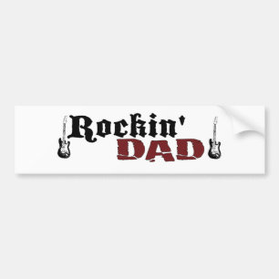Rockin Dad Bumper Sticker