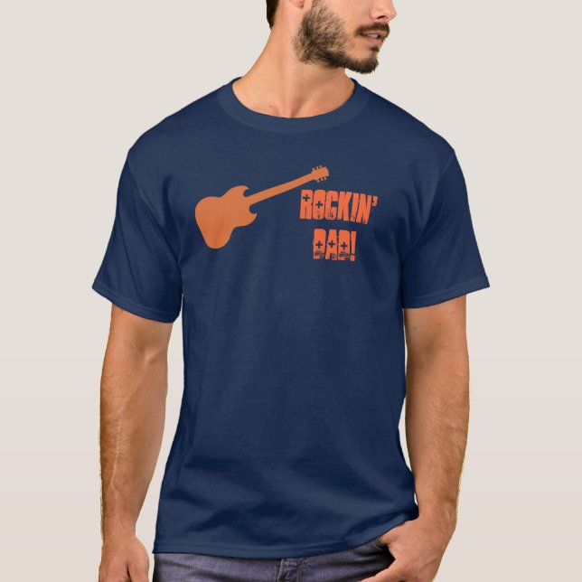 Rockin' Dad! Guitar T-Shirt (Front)
