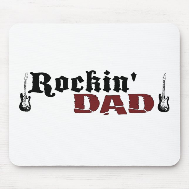 Rockin Dad Mouse Mat (Front)