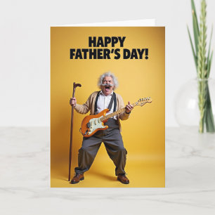 Rockin Fathers Day Shout Card