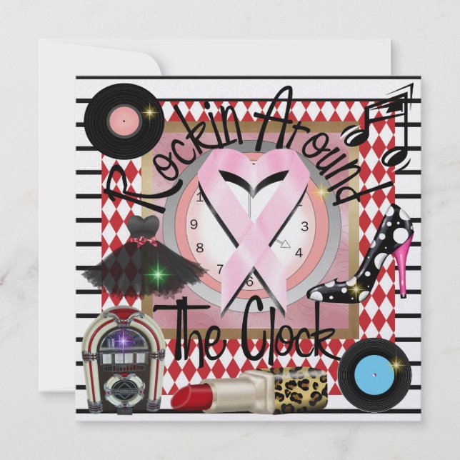 Rockin' for the Cure - SRF Invitation (Front)