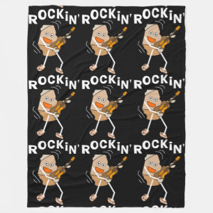 Rockin' Guitar Fleece Blanket