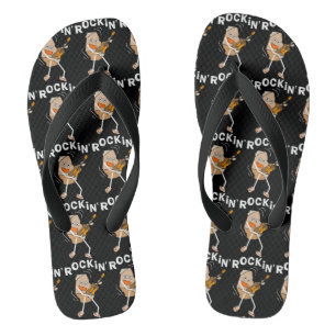 Rockin' Guitar Flip Flops