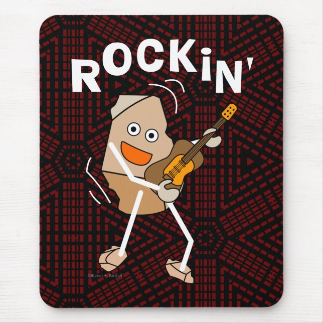 Rockin' Guitar Mouse Mat (Front)