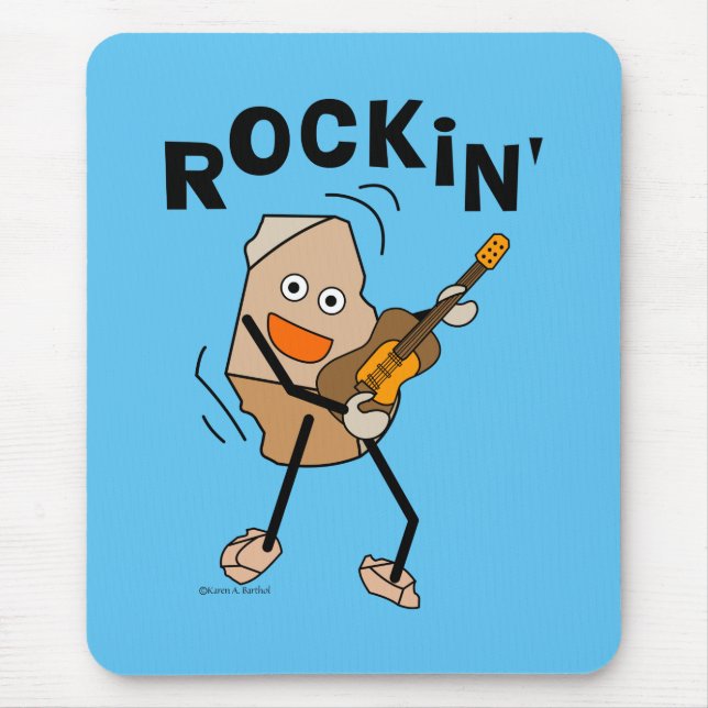 Rockin' Guitar Mouse Mat (Front)