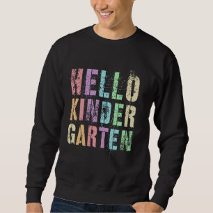 Rockin' HELLO KINDERGARTEN Little Miss Kinder Year Sweatshirt