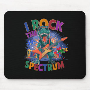 Rockin' I Rock The Spectrum Autism Dad Empowerment Mouse Mat